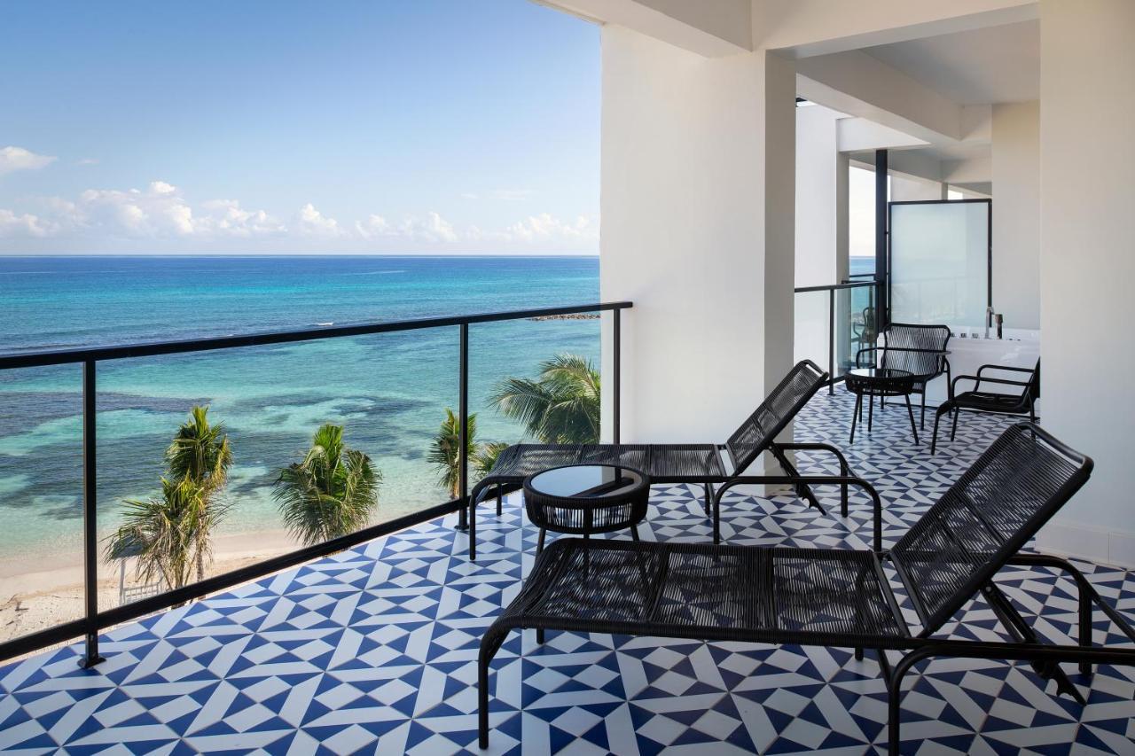 Отель Ocean Eden Bay (Adults Only) Spring Rises Экстерьер фото Ocean view from a suite at the Iberostar Grand Hotel Bávaro